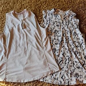 Slazenger & Puma womans golf sleeveless shirts size medium